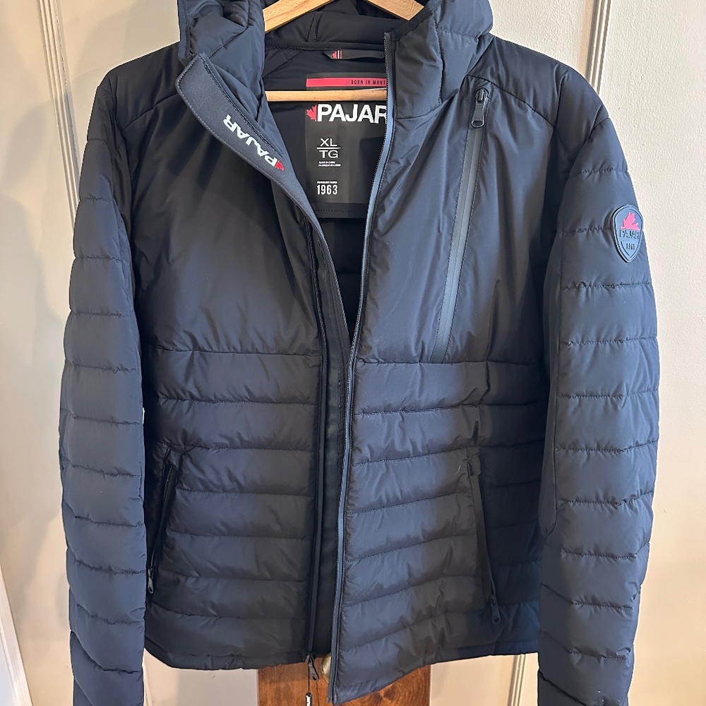 NWT PAJAR HENRIK QUILTED STRETCH LIGHTWEIGHT HOODED PUFFER JACKET MENS XL NEW - Picture 16 of 16